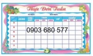 Cần bán bảng biểu, bảng tuyên truyền cho trường mầm non
