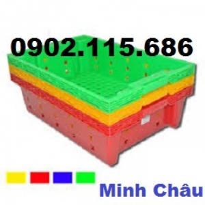 Sóng cá, rổ đựng hải sản, rổ đựng rau củ, rổ đựng hàng trưng bày, rổ nhựa trong siêu thị,