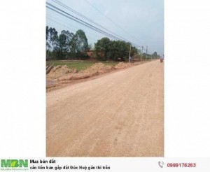 cần tiền bán gấp đất Đức Huệ gần thi trấn