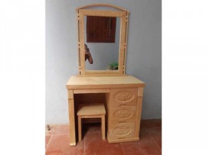 bàn phấn gỗ sồi