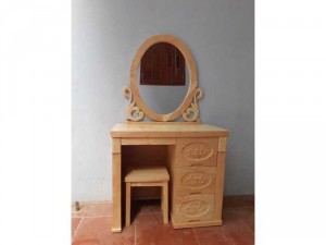 bàn phấn gỗ sồi