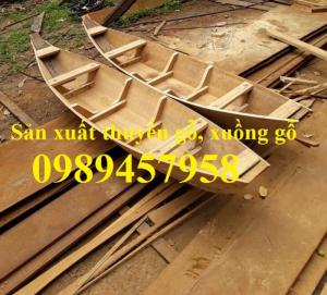 Sản xuất thuyền gỗ trang trí nhà hàng, xuồng gỗ quán cafe