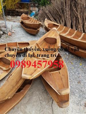 Sản xuất thuyền gỗ trang trí nhà hàng, xuồng gỗ quán cafe
