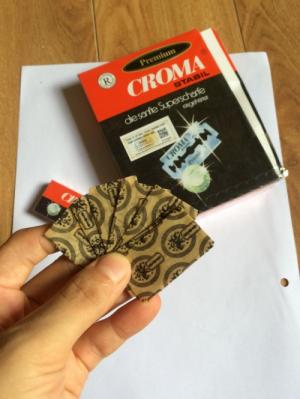 Vỉ 200 lưỡi lam Croma Premium siêu sắc