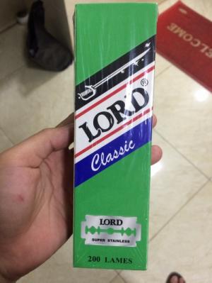 Vỉ 200 lưỡi lam Lord Classic