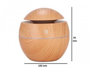 Máy xông tinh dầu vân gỗ sang trọng