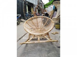 Ghế papasan bập bênh thư giãn mây tự nhiên