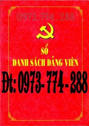 Mua sổ danh sách Đảng viên