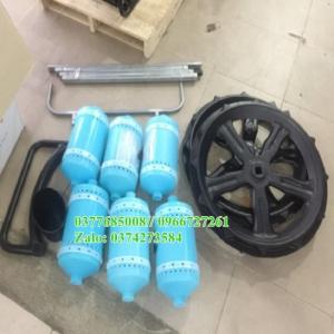 Máy xạ lúa kéo tay, gieo hạt giống 6 trống