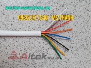 Cáp báo cháy 8x0.22 mm2 altek kabel