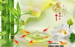 tranh gạch 3d phòng khách cao cấp