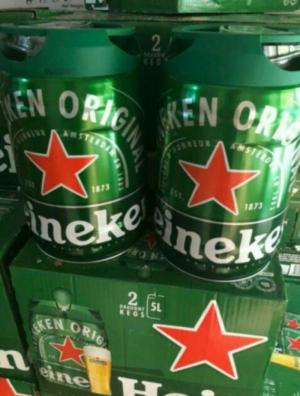 Bia heineken bom 5 lít nhập từ Hà Lan