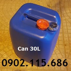 Can 30l đựng hóa chất, can 30l nhựa HDPE, can 30l loại dày, can 30l đựng axit,