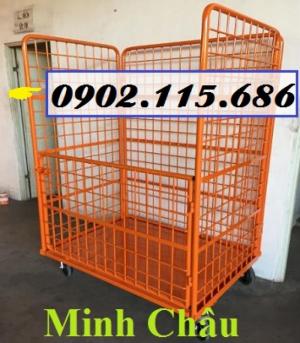 Lồng thép lưới, lồng thép đẩy hàng, lồng thép chứa hàng, lồng thép trữ hàng,