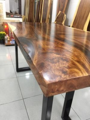 Bàn gỗ me tây nguyên tấm dài 1.51m rộng 76cm