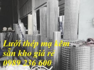 Lưới thép hàn mạ kẽm kích thước D1a12x12; D2a25x25; D2a50x50; D3a50x50 hàng sẵn kho