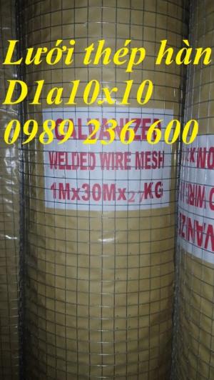 Lưới thép hàn mạ kẽm kích thước D1a12x12; D2a25x25; D2a50x50; D3a50x50 hàng sẵn kho