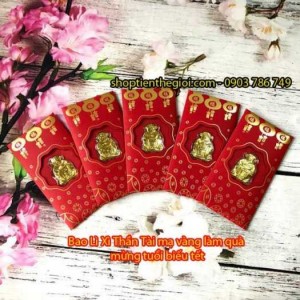 Bao lì xì thần tài thường