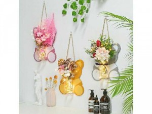 LỌ CẮM HOA TREO TƯỜNG GỖ