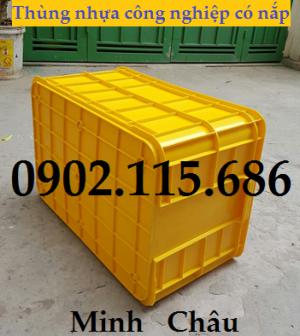 Thùng nhựa cơ khí, thùng nhựa đựng phụ tùng, thùng nhựa đựng vật tư, thùng nhựa công nghiệp, thùng nhựa có nắp,