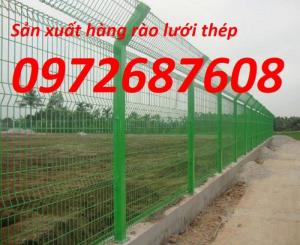 Sản xuất lưới thép hàng rào mạ kẽm, hàng rào sơn tĩnh điện giá rẻ