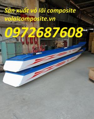 Vỏ lãi composite, thuyền composite, cano composite giá rẻ