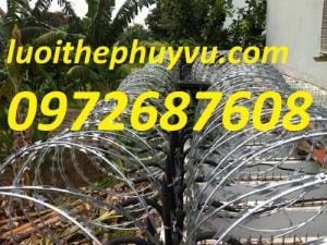 Cung cấp dây kẽm gai hình dao chống trộm giá tốt