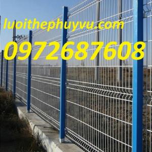 Chuyên sản xuất hàng rào mạ kẽm, hàng rào sơn tĩnh điện, hàng rào gập đầu