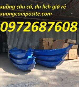 Thuyền ba lá, thuyền tam bản, thuyền nhựa composite giá rẻ