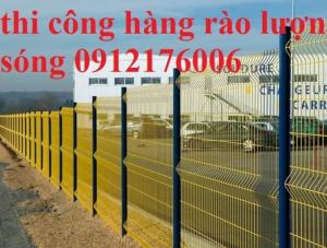 Hàng rào lưới thép hàn sơn tĩnh điện D5 a 50x150