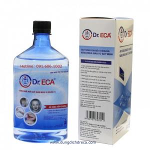 Thông tin chi tiết thành phần Dr.ECA:
Thành phần: Nước, Nacl < 9g/l, Clo hoạt tính <500mg/l
Mùi: Mùi clo nhẹ đặc trưng.
Thể tích 500ml/chai.
Hạn sử dụng: 18 tháng kể từ ngày sản xuất