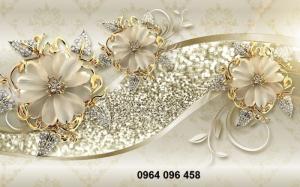 mẫu tranh 3d giả ngọc