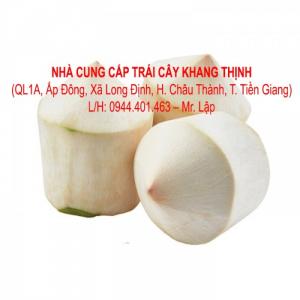 Dừa gọt kim cương/ gọt trọc xuất khầu