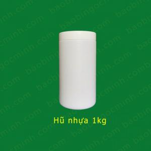 Hũ nhựa 1kg đựng bột