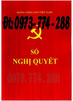 Bán quyển sổ nghị quyết