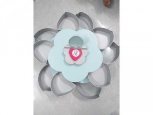 khay mứt xoay 2 tầng