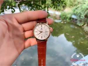 Đồng hồ nam Rolex dây da cực đẹp
