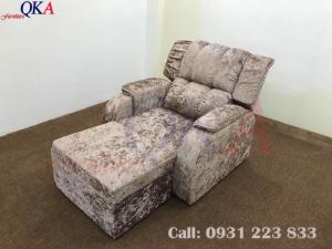 Mẫu ghế massage chân ( tựa bông ) với phần tựa ghế nhồi bông vô cùng êm ấi mang lại cảm giác vô cùng thư giãn.