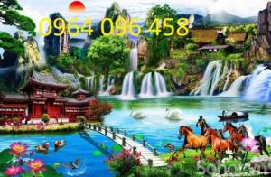 gạch tranh 3d - tranh gạch men 3d