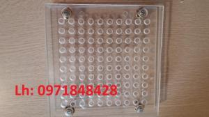 Khuôn viên nang mica 100 viên, khuôn vô nang thuốc, khuôn đóng viên thuốc bằng mica