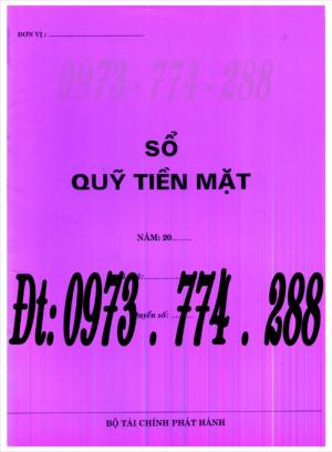 Quyển sổ quỹ tiền mặt (Sổ kế toán chi tiết quỹ tiền mặt) Mẫu S11-H