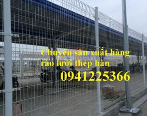Hàng rào sơn tĩnh điện, lưới hàng rào mạ kẽm, khung hàng rào di động
