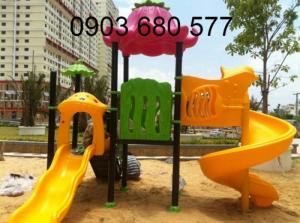 Cần bán cầu trượt liên hoàn dành cho trẻ em mầm non