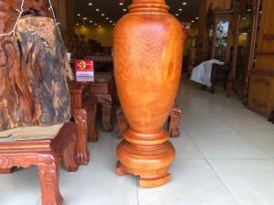 Lục Bình Trưng Phong Thủy Gỗ Hương Cao 1m6