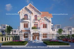 BIÊT THỰ TÂN CỔ ĐIỂN ĐẸP VÀ PHONG CÁCH