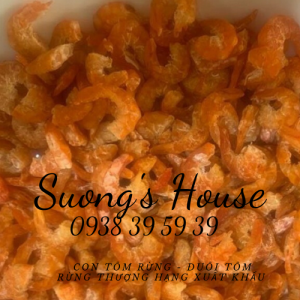 Tôm khô Cà Mau Suong's House cung cấp từ con tôm rừng tự nhiên