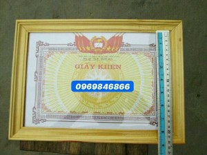 Khung bằng khen giấy khen