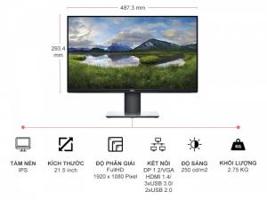 Màn hình LCD Dell 21.5 P2219H LED IPS chính hãng
