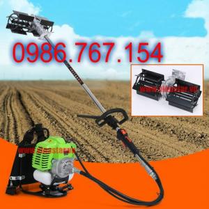 Máy xạc cỏ đeo vai 3 chức năng: vừa xạc, vừa xới, vừa cắt cỏ