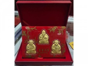 Bộ 3 ông Phúc Lộc Thọ dát vàng 24k